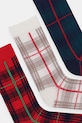 United Colors of Benetton sosete 3-pack 6AO31701A rosu AW24