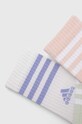 adidas sosete Essentials 3-pack IZ0123 alb AW24