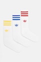 adidas Originals sosete 3-pack sosete lungi alb IX7504