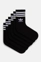 Ponožky adidas Originals Adicolor 6-pak dlhé ponožky čierna JE1829