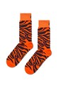 Happy Socks skarpetki Fluffy Zebra Sock skarpetki długie pomarańczowy P001305