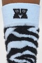 Ponožky Happy Socks Fluffy Zebra Sock P001306 modrá AW24