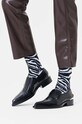 Odzież Happy Socks skarpetki Fluffy Zebra Sock P001306 niebieski