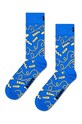 Čarape Happy Socks Pasta Sock visoke čarape plava P001869