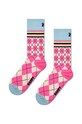 Happy Socks sosete Mixed Argyle Sock sosete lungi roz P001872