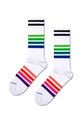 Ponožky Happy Socks Street Stripe Sneaker Sock dlouhé ponožky bílá P000708