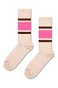 Happy Socks skarpetki Simple Stripe Sneaker Sock skarpetki długie beżowy P001608