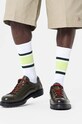 Čarape Happy Socks Simple Stripe Sneaker Sock P001607 bijela AW24