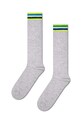 Ponožky Happy Socks Sneaker Slouch Sock jemný vzor šedá P001609