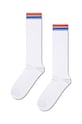 Čarape Happy Socks Sneaker Slouch Sock visoke čarape bijela P001610