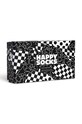 Ponožky Happy Socks 3-Pack Black And White Gift Set P001722