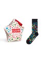 Ponožky Happy Socks GIFTBOX dlouhé ponožky černá P001734