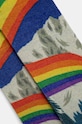Smartwool ciorapi de schi Zero Cushion Rainbow Trails Print SW002619 albastru AW24