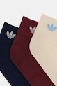 Шкарпетки adidas Originals 3-pack IX5239 бордо AW24