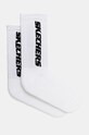 Čarape Skechers 2-pack visoke čarape bijela SK41042