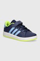 Дитячі кросівки adidas GRAND COURT 2.0 EL C синтетичний темно-синій IE5994