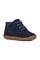 Geox pantofi din piele intoarsa pentru copii MACCHIA bleumarin B464NA.022BC.
