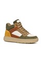 Geox sneakersy dziecięce THELEVEN skóra zamszowa zielony J46LDC.5422.28.35
