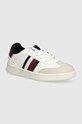 Дитячі кросівки Tommy Hilfiger імітація лицьової шкіри бежевий T3X9.33645.30.34