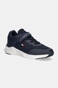 Dětské sneakers boty Tommy Hilfiger textilní námořnická modř T3X9.33672.35.39