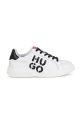 HUGO sneakersy skórzane dziecięce G00244.36.40 biały AW24