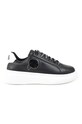 Karl Lagerfeld gyerek bőr sportcipő Z30315.28.35 fekete AW24