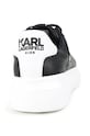 Момче Детски кожени маратонки Karl Lagerfeld Z30315.28.35 черен