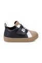 Kojenecké kožené sneakers boty BOSS J51342.20.21 černá AW24