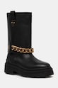 Кожаные полусапожки Pinko Mia без утепления чёрный SD0145.P001.Z99