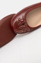 Pinko balerini de piele Gioia burgundia SD0111.P043.CR8