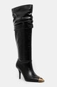 Pinko ghete de piele Lucy peste 8 cm negru SD0179.P043.Z99
