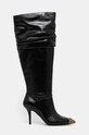 Pinko ghete de piele Lucy SD0179.P043.Z99 negru AW24