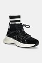Pinko sneakersy Ariel tekstylny czarny SS0033.T016.Z99
