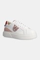 Pinko sneakersy skórzane Yoko skóra zamszowa biały SS0039.P001.ZY7