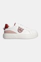 Pinko sneakersy skórzane Yoko SS0039.P001.ZY7 biały AW24