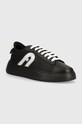 Furla sneakers din piele Lace-Up textil negru YH58SPT.BX3249.P1900