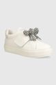 Kurt Geiger London sneakersy skórzane Laney Bow platforma biały 31567109.SILVERCOM
