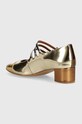 Boty Kožené lodičky Kurt Geiger London Pierra Mid Mary Jane 2661666109.GOLDCOMB zlatá