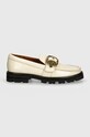 Kurt Geiger London mocasini de piele Mayfair Chunky Loafer 573010109.WHITE bej AW24