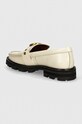 Obuv Kožené mokasíny Kurt Geiger London Mayfair Chunky Loafer 573010109.WHITE béžová