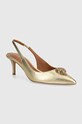 Kurt Geiger London stilettos de piele Belgravia Sling Back calcai expus aur 9786961109.GOLD