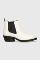Camper ghete chelsea de piele Bonnie K400717.007 alb AW24