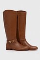 Шкіряні чоботи Lauren Ralph Lauren Brooke Tall без утеплення коричневий 802937804002.270