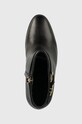 Шкіряні черевики Lauren Ralph Lauren Bailey чорний 802937808001.001