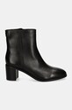 Kožené kotníkové boty Lauren Ralph Lauren Cassie 802937813001.001 černá AW24