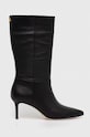 Lauren Ralph Lauren ghete de piele Leannah 802942516001.001 negru AW25