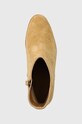 Замшеві черевики Lauren Ralph Lauren Cassie бежевий 802942518001.260