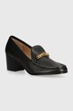 Шкіряні туфлі Lauren Ralph Lauren Winslet блок чорний 802942573001.001