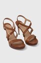 Obuća Kožne sandale Lauren Ralph Lauren Kerri 802942777002.270 smeđa