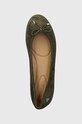 Lauren Ralph Lauren balerini din piele intoarsa Jayna verde 802943066002.301